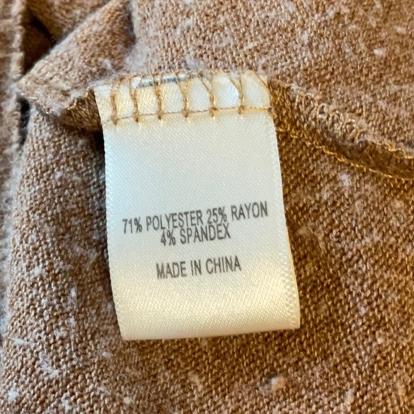 Belle Du Jour Tan Long Sleeve Sweatshirt - Picture 6 of 7